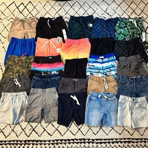 Boys 4T Shorts set (Board shorts, bball shorts, jean shorts ) used and new